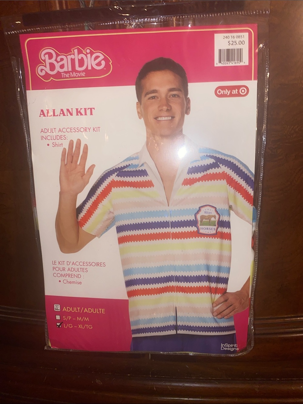 Barbie Movie ALLAN KIT  Costume Shirt